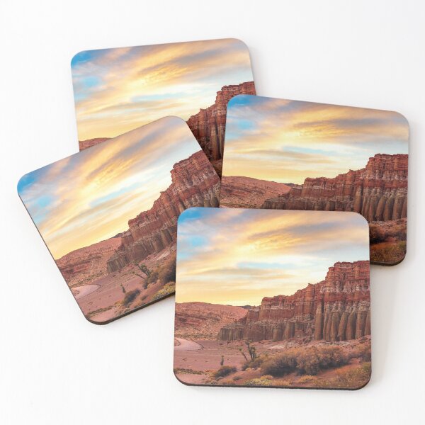 Item preview, Desert Canyon Cliffs at Sunset | Southwest Landscape Photography designed and sold by TheHikersEye.