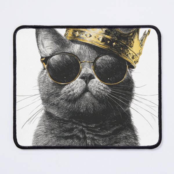Item preview, Cool King Cat designed and sold by LovePrintArt.