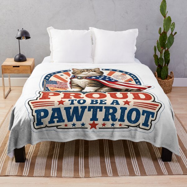 Item preview, Proud To Be A Pawtriot Exotic shorthair Cat – Patriotic 4th of July USA Cat Lover Gift designed and sold by Bettybee00.