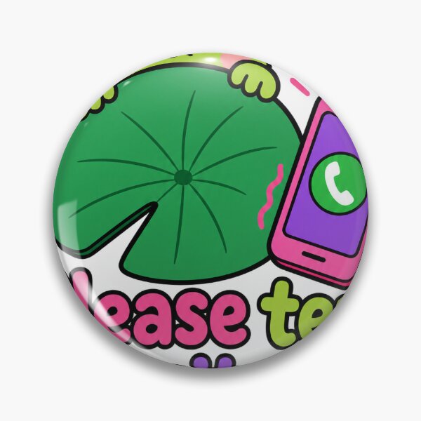 Item preview, Please Text Dont Call Frog - Neurospicy ADHD & Introvert Humor Sticker designed and sold by VisualArtsOasis.