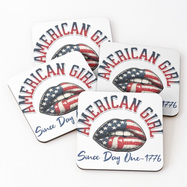 Item preview, American Girl Since 1776 Patriotic Lips Design designed and sold by DjFreeq.