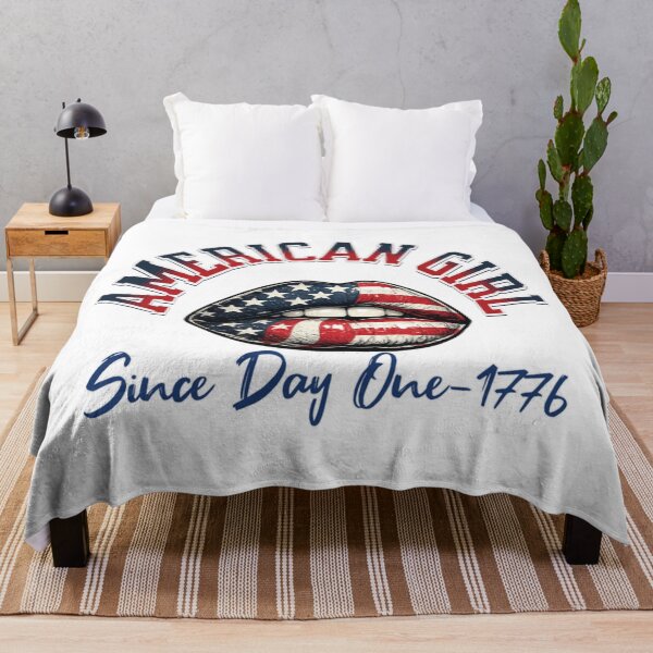 Item preview, American Girl Since 1776 Patriotic Lips Design designed and sold by DjFreeq.