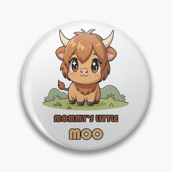 Item preview, Mommy's Little Moo Kids T-Shirt | Cute Highland Cow Design designed and sold by Amber Sky Creations.
