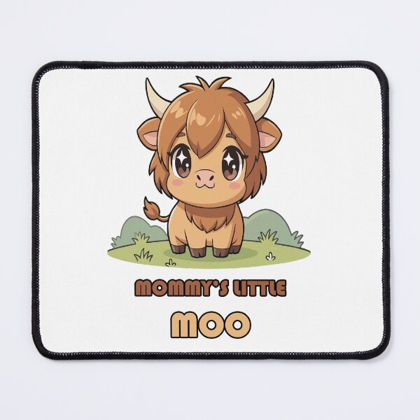 Item preview, Mommy's Little Moo Kids T-Shirt | Cute Highland Cow Design designed and sold by Amber Sky Creations.