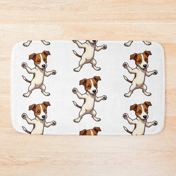 Item preview, Dancing Jack Russell Terrier standing on hind legs designed and sold by Prints by Mat.