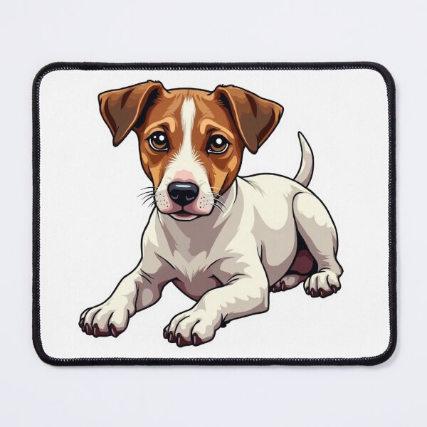 Item preview, Lying Jack Russell Terrier designed and sold by Prints by Mat.