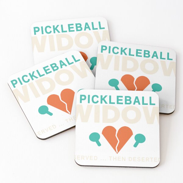 Item preview, Pickleball Widow Funny Spouse Gift  designed and sold by Side Quest Supply.