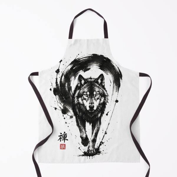 Aperçu de l'œuvre Loup Zen créée et vendue par diamdesign.
