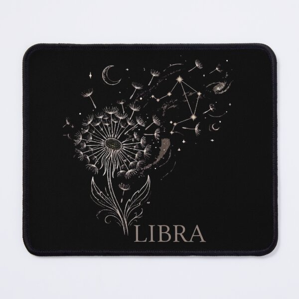 Item preview, ​Libra Zodiac Dandelion Constellation Celestial Art designed and sold by SilentFlower.
