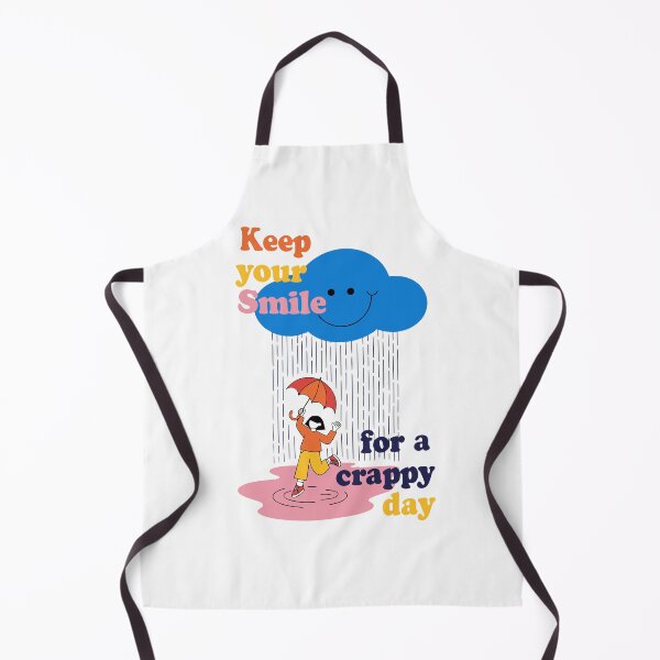 Item preview, Retro Keep Your Smile For A Crappy Day Quote designed and sold by TubiGraf.
