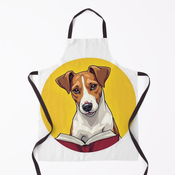 Item preview, Jack Russell Terrier leyendo libro designed and sold by Prints by Mat.