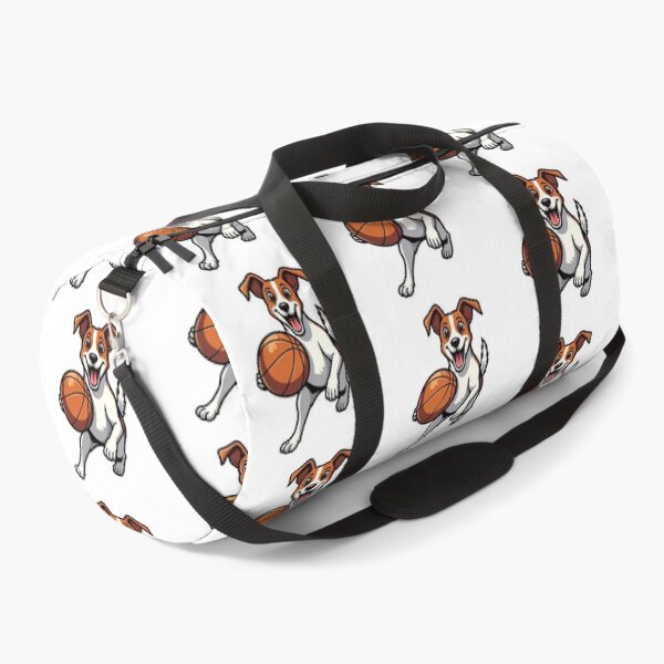 Item preview, Jack Russell Terrier jugando al baloncesto designed and sold by Prints by Mat.