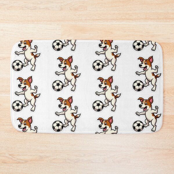 Item preview, Jack Russell Terrier playing soccer designed and sold by Prints by Mat.