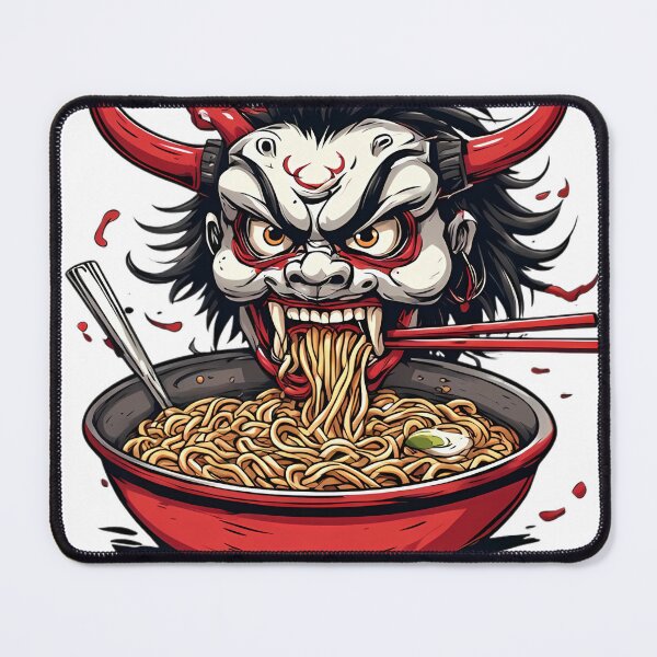 Item preview, The Hungry Yokai: Noodle Demon Edition designed and sold by creativepers.