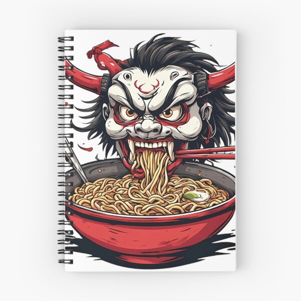 Item preview, The Hungry Yokai: Noodle Demon Edition designed and sold by creativepers.