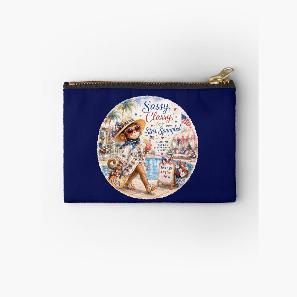 Item preview, Sassy, Classy & Star-Spangled™ | Palm Beach Monkey Summer Collection designed and sold by TeelieTurner.