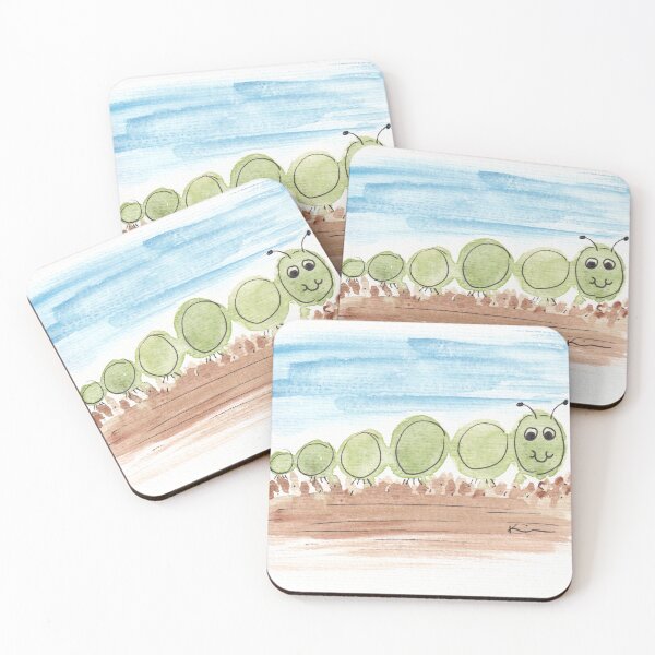 Item preview, Cute Little Caterpillar designed and sold by Kirsten Robinson Art.