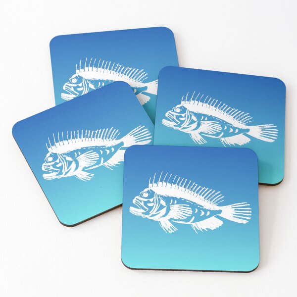 Item preview, Angel fish - blue background designed and sold by HeathWayPrints.