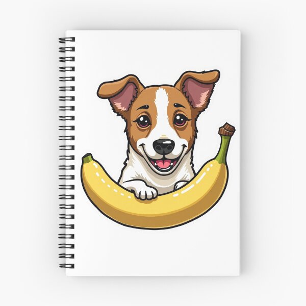 Item preview, Jack Russell Terrier with banana designed and sold by Prints by Mat.