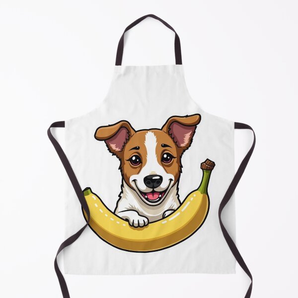 Item preview, Jack Russell Terrier with banana designed and sold by Prints by Mat.