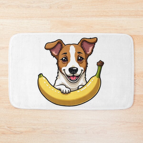 Item preview, Jack Russell Terrier with banana designed and sold by Prints by Mat.