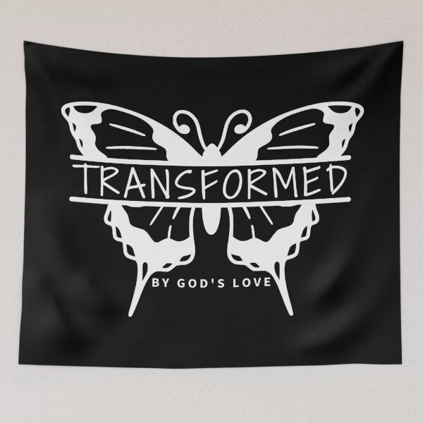 Item preview, Transformed by God's Love – White Design  designed and sold by MoriaStore.