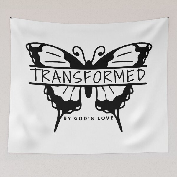 Item preview, Transformed by God's Love – Black Design  designed and sold by MoriaStore.