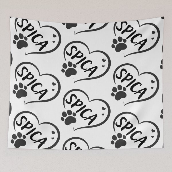 Item preview, Spica cat in a heart with a paw, great gift for dog or cat owners  designed and sold by OCS1337.