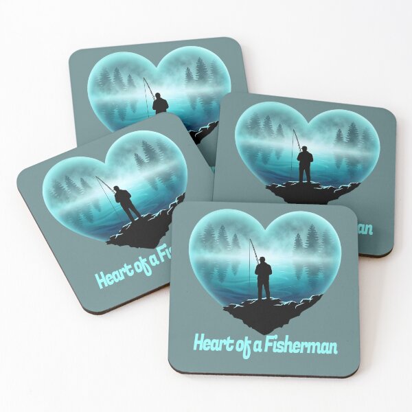 Item preview, Heart of a Fisherman – Fishing Lover Gift designed and sold by RitaRuni1992.