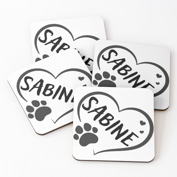 Item preview, Sabine cat in a heart with a paw, great gift for dog or cat owners designed and sold by OCS1337.