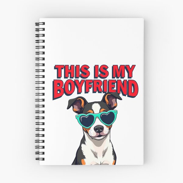 Item preview, Jack Russell Terrier in sunglasses with This Is My Boyfriend text designed and sold by Prints by Mat.
