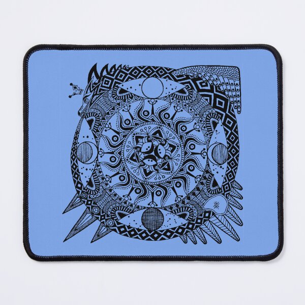 Item preview, "The Running Dragon" (monochrome) designed and sold by Zalciolunkis.