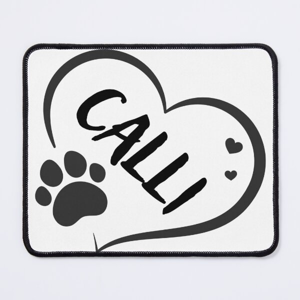 Item preview, Calli cat in a heart with a paw, great gift for dog or cat owners designed and sold by OCS1337.