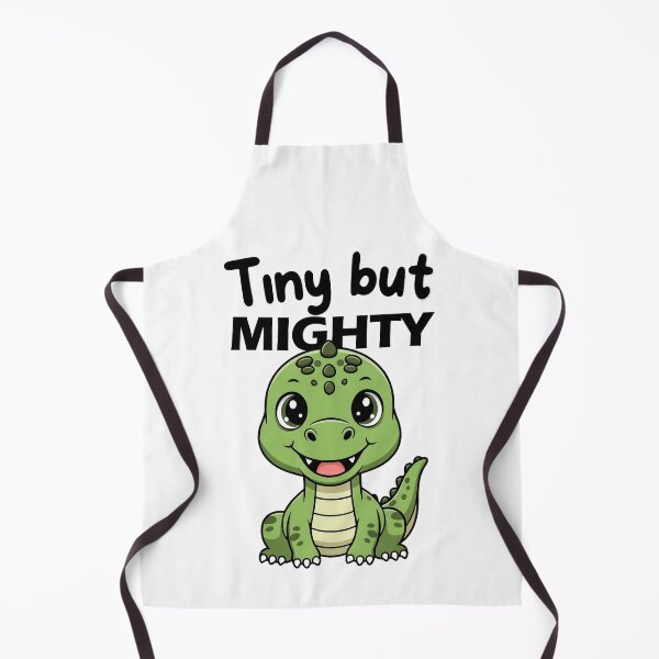 Item preview, Tiny but Mighty kids t-shirt | cute dinosaur design designed and sold by Amber Sky Creations.