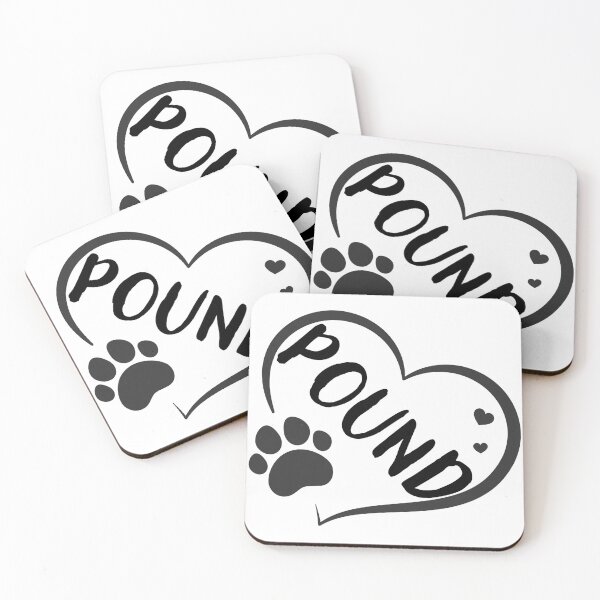 Item preview, Pound cat in a heart with a paw, great gift for dog or cat owners designed and sold by OCS1337.