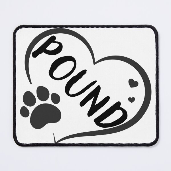 Item preview, Pound cat in a heart with a paw, great gift for dog or cat owners designed and sold by OCS1337.