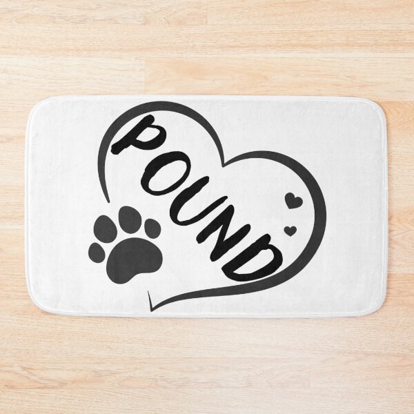 Item preview, Pound cat in a heart with a paw, great gift for dog or cat owners  designed and sold by OCS1337.