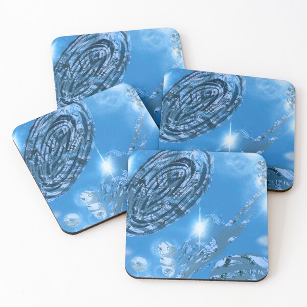 Item preview, Bright Blue Galaxy designed and sold by marigold corner design.