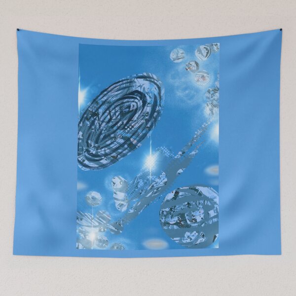 Item preview, Bright Blue Galaxy designed and sold by marigold corner design.
