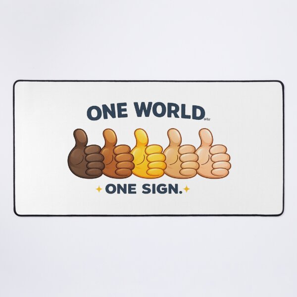Item preview, One World, One Sign designed and sold by lbl-shop.