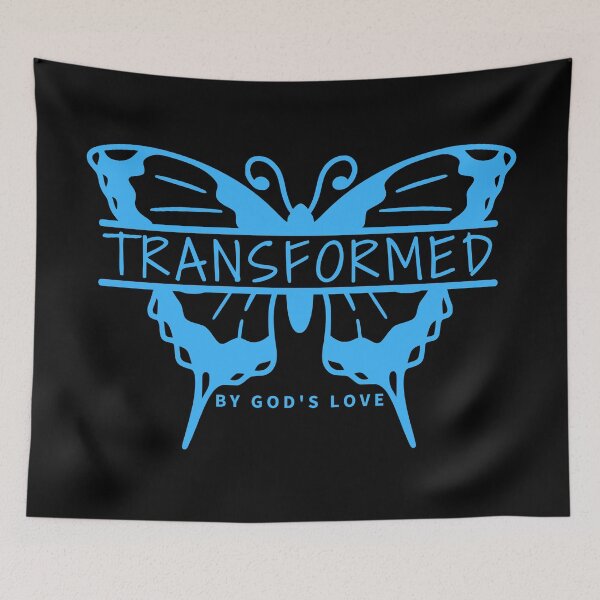 Item preview, Transformed by God's Love – Sky Blue Design  designed and sold by MoriaStore.