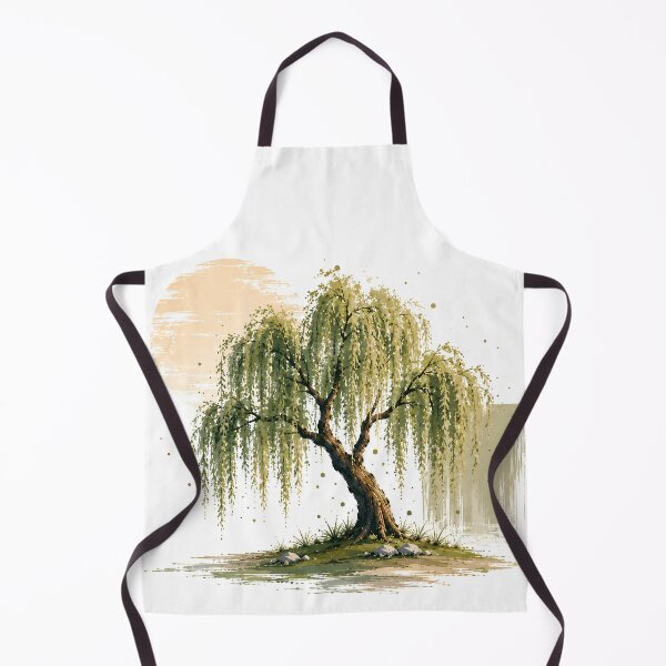 Item preview, Graceful Weeping Willow Watercolor designed and sold by StudioBloodmoon.