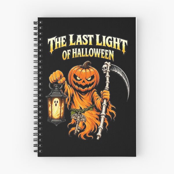 Item preview, The Last Light of Halloween Pumpkin Reaper Shirt Ghost Lantern Soul Collector Halloween Guardian Art designed and sold by Fangtasia77.
