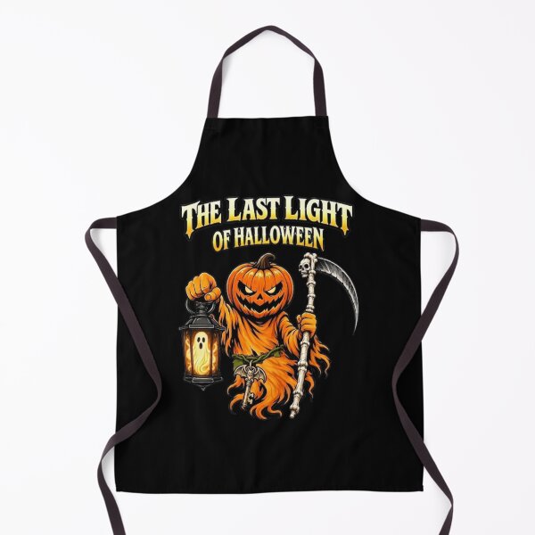 Item preview, The Last Light of Halloween Pumpkin Reaper Shirt Ghost Lantern Soul Collector Halloween Guardian Art designed and sold by Fangtasia77.