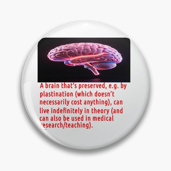 Item preview, Brain Preservation Message #4 designed and sold by t-a-sename.