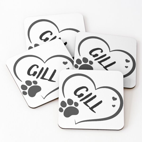 Item preview, Gill cat in a heart with a paw, great gift for dog or cat owners  designed and sold by OCS1337.