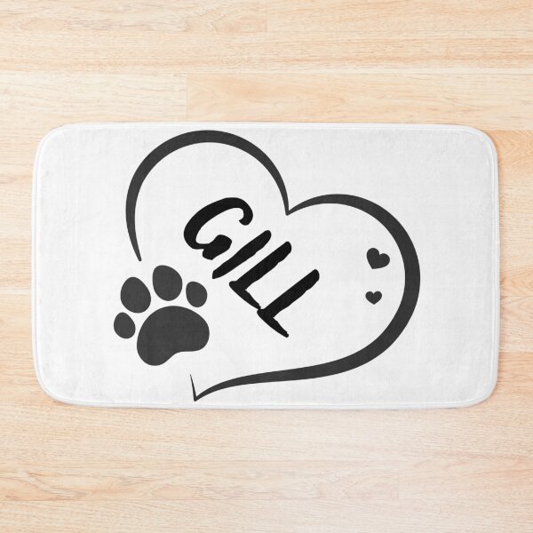 Item preview, Gill cat in a heart with a paw, great gift for dog or cat owners  designed and sold by OCS1337.