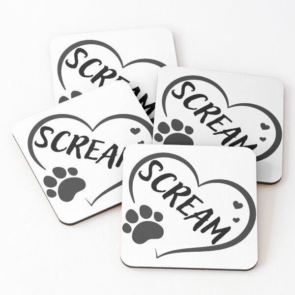 Item preview, Scream cat in a heart with a paw, great gift for dog or cat owners designed and sold by OCS1337.