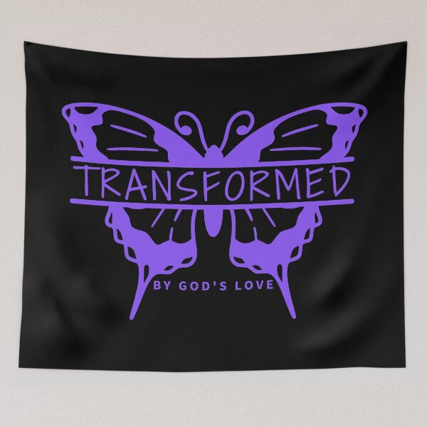Item preview, Transformed by God's Love – Purple Design  designed and sold by MoriaStore.