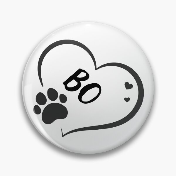 Item preview, Bo cat in a heart with a paw, great gift for dog or cat owners  designed and sold by OCS1337.